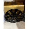 Image 1 : CCI Set of 4 Wheel Covers, Model IWC467BLK, Black Finish, 18 Inch