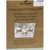 Image 3 : Hoyechi 3-Piece Lighted Christmas Deer Set with 210 LED Lights