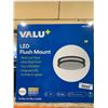 Image 2 : VALU+ 14-in 20 W Black Flush Mount Ceiling Fixture