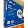 Image 3 : VALU+ 14-in 20 W Black Flush Mount Ceiling Fixture