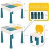 Image 1 : Multipurpose Building Block Table And Chair