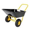 Image 1 : Farm Tough Cart with 400 lb Capacity, Yellow Frame ***NO BUCKET- FRAME & TIRES  ONLY – NOT 