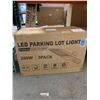 Image 2 : LED Parking Lot Light 200W 3 Pack, LED Shoebox Light 28000LM 5000K AC100-347V, IP65 Waterproof Dusk 