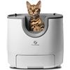 Image 1 : Furoomate Self Cleaning Litter Box Large Capacity, Automatic Cat Litter Box Open-Top Design for Mult
