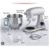 Image 1 : Cooklee SM-1522NM Stand Mixer, White, 1 Piece