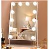Image 1 : Hollywood Makeup Mirror With Light Strip 11.8″ x 16.1″