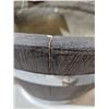 Image 3 : Homebase Fibre Clay Barrel Planter, 20-Inch Tall, Weather Resistant
