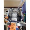 Image 1 : Plastic Pet Carrier with Mesh Door and Ventilation Panels Size Small