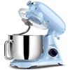 Image 1 : Cooklee 800W, 8.5 Qt Stand Mixer in Blue