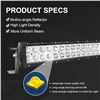 Image 1 : LED Light Bar for Off-Road Vehicles with Mounting Hardware