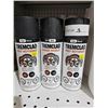 Image 1 : Tremclad Rust Reformer Flat Black Spray Cans, Lot of 3