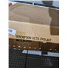 Image 2 : Metal Twin Bed Frame 10136-BK-BK-SN