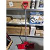 Image 2 : Garant 21-Inch Snow Pusher with Red Handle and Blade