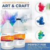 Image 1 : Magic Resin Art & Craft Epoxy Resin and Hardener Set with Yellow Pigment