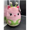 Image 1 : Squishmallows Pink Cat Butterfly Plush Toy