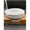 Image 2 : Set of 6 Amazon Basics White Melamine Plates