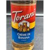 Image 2 : Torani Creme De Banana Syrup Bottle, 750 mL