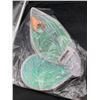 Image 1 : Green And White Costume Fairy Wings With Attachable Accessory