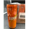 Image 2 : Zevia Orange Soda Zero Sugar 12 x 355ml Cans