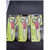 Image 1 : Bulk Lot of 3 Buffalo Stainless Steel Scissors for General Use
