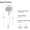 Image 1 : Aumuca Self-Cleaning Slicker Brush for Pet Grooming