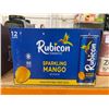 Image 1 : Rubicon Exotic Sparkling Mango Beverage 12 x 355ml