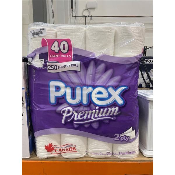 Purex Premium 2-Ply Bathroom Tissue Pack with 40 Giant Rolls