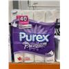 Image 1 : Purex Premium 2-Ply Bathroom Tissue Pack with 40 Giant Rolls