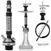 Image 1 : Reanice Hookah Set With Stainless Steel Carbon Frame