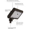 Image 1 : LED Parking Lot Light with IP65 Rating and Adjustable Mount