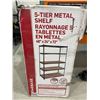 Image 2 : HomeBase 5-Tier Metal Shelf, 48 x 24 x 72 Inches