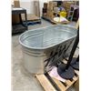Image 3 : Galvanized Steel Oval Livestock Water Tank