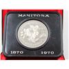 Image 1 : UNCIRCULATED MANITOBA DOLLAR 1870-1970