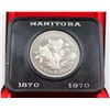 Image 1 : UNCIRCULATED MANITOBA DOLLAR 1870-1970