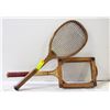 Image 1 : PAIR OF VINTAGE TENNIS RACKETS