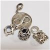 Image 1 : JP105-205 SILVER PACK OF 4 PANDORA BEADS