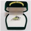 Image 4 : JP105-229 SILVER PERIDOT(1.5CT) RING