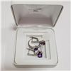 Image 5 : JP105-233 SILVER AMETHYST CZ SET