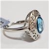 Image 2 : JP105-245 SILVER BLUE TOPAZ(4.85CT) RING