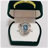 Image 4 : JP105-245 SILVER BLUE TOPAZ(4.85CT) RING