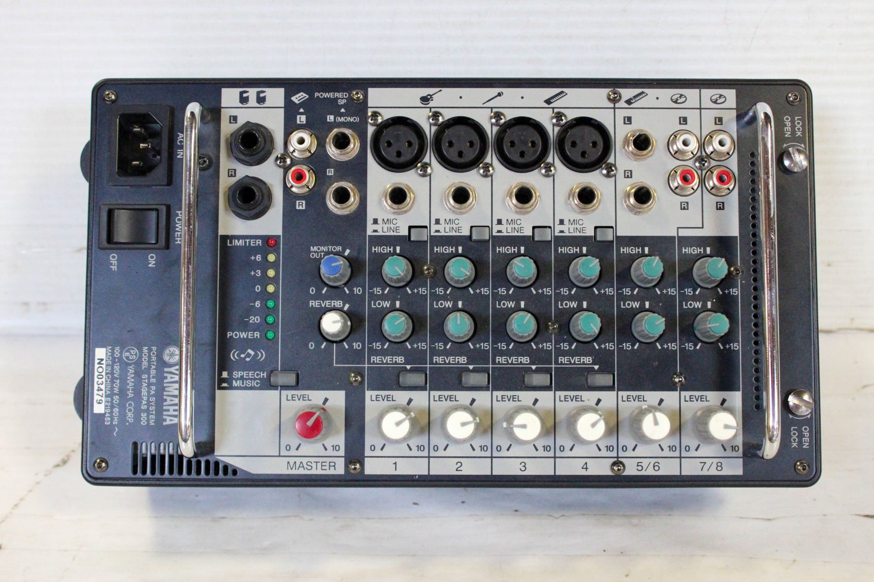 YAMAHA PORTABLE PA SYSTEM PANEL