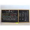 Image 1 : 2 - 24" X 18" WALL MOUNT BLACK BOARDS