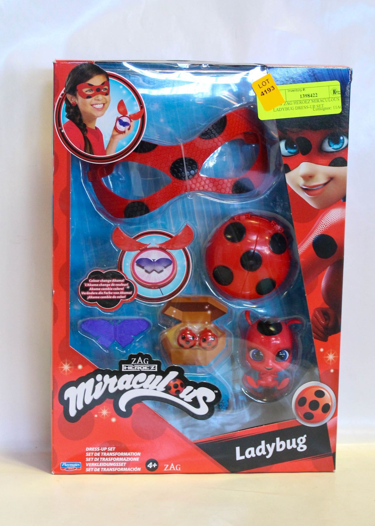 NEW ZAG HEROEZ MIRACULOUS LADYBUG DRESS-UP SET
