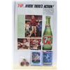 Image 1 : OLD 7UP MAGAZINE AD + VERY OLD BOTTLE CAPS + TWO
