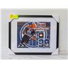 Image 1 : FRAMED OILERS' WAYNE GRETZKY GAME