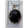 Image 2 : 28)  SET OF NATURAL BLACK ONYX JEWELERY: