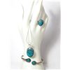 Image 1 : 29)  SET OF NATURAL TURQUOISE JEWELERY: