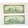 Image 2 : 6)  LOT OF 2 CANADIAN UNCIRCULATED 1967 $1.00