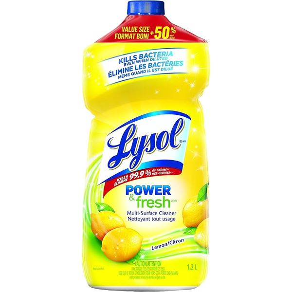NEW 1.2L LYSOL MULTI-SURFACE CLEANER LEMON