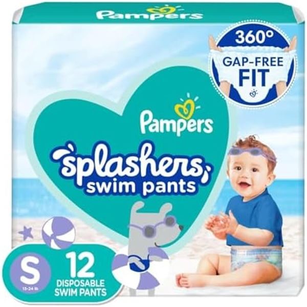 NEW 20 DISPOSABLE SWIM PANTS PAMPERS SMALL
